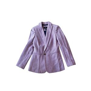 J Crew Herringbone Wool Blazer Jacket